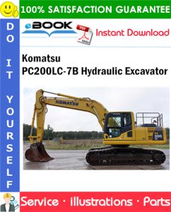 Komatsu PC200LC-7B Hydraulic Excavator Parts Manual (S/N C50001 and up)