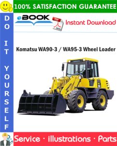 Komatsu WA90-3 / WA95-3 Wheel Loader Parts Manual