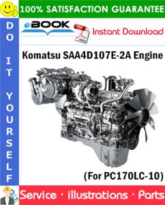 Komatsu SAA4D107E-2A Engine Parts Manual (S/N 22140192 and up)