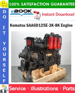 Komatsu SAA6D125E-3K-8K Engine Parts Manual (S/N 310001 and up)