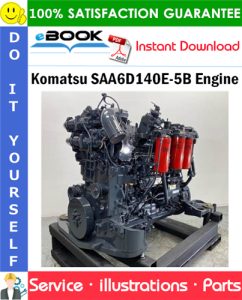 Komatsu SAA6D140E-5B Engine Parts Manual (S/N 530001 and up)