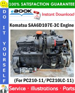 Komatsu SAA6D107E-3C Engine Parts Manual (S/N 26609188 and up)