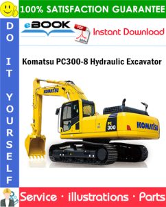 Komatsu PC300-8 Hydraulic Excavator Parts Manual (S/N K55001 and up)