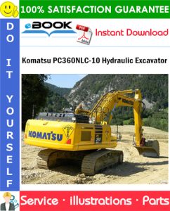 Komatsu PC360NLC-10 Hydraulic Excavator Parts Manual (S/N 70001 and up)