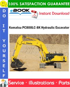 Komatsu PC800LC-8K Hydraulic Excavator Parts Manual (S/N K50001 and up)