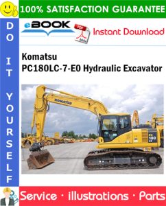 Komatsu PC180LC-7-E0 Hydraulic Excavator Parts Manual (S/N K45001 and up)