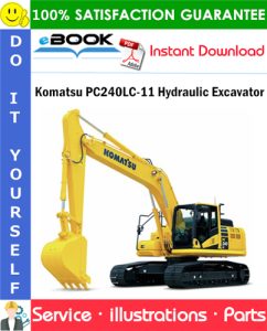 Komatsu PC240LC-11 Hydraulic Excavator Parts Manual (S/N 95001 and up)