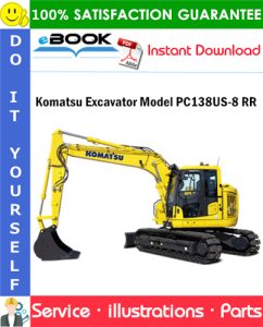 Komatsu Excavator Model PC138US-8 RR Parts Manual (S/N 23213 and up)