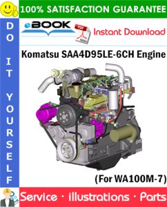 Komatsu SAA4D95LE-6CH Engine Parts Manual (S/N 701142 and up)