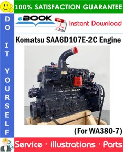 Komatsu SAA6D107E-2C Engine Parts Manual (S/N 26600007 and up)