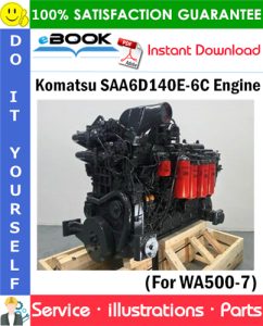 Komatsu SAA6D140E-6C Engine Parts Manual (S/N 730016 and up)