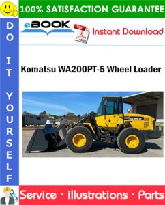 Komatsu WA200PT-5 Wheel Loader Parts Manual (S/N H60051 and up)