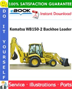 Komatsu WB150-2 Backhoe Loader Parts Manual (S/N 150F10293 and up)