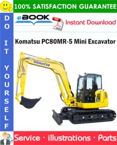 Komatsu PC80MR-5 Mini Excavator Parts Manual (S/N F50003 and up)