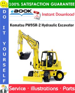 Komatsu PW95R-2 Hydraulic Excavator Parts Manual (S/N 21D0200001 and up)