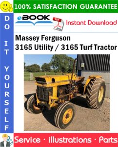 Massey Ferguson 3165 Utility / 3165 Turf Tractor Parts Manual