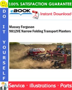 Massey Ferguson 9812VE Narrow Folding Transport Planters Parts Manual