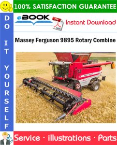 Massey Ferguson 9895 Rotary Combine Parts Manual (HUC8E101 - 9999)