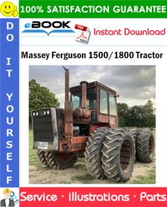 Massey Ferguson 1500/1800 Tractor Parts Manual