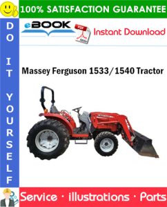 Massey Ferguson 1533/1540 Tractor Parts Manual