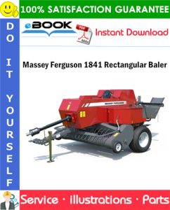 Massey Ferguson 1841 Rectangular Baler Parts Manual