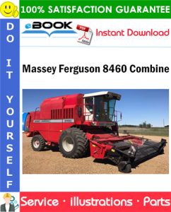 Massey Ferguson 8460 Combine Parts Manual