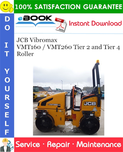 JCB Vibromax VMT160 / VMT260 Tier 2 and Tier 4 Roller