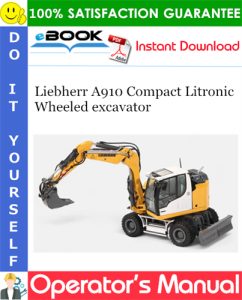 Liebherr A910 Compact Litronic Wheeled excavator