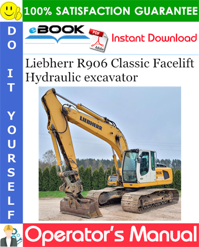 Liebherr R906 Classic Facelift Hydraulic excavator