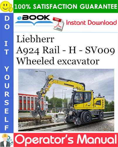 Liebherr A924 Rail - H - SV009 Wheeled excavator